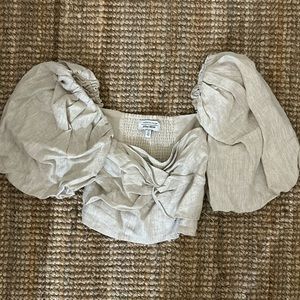 & other stories linen top